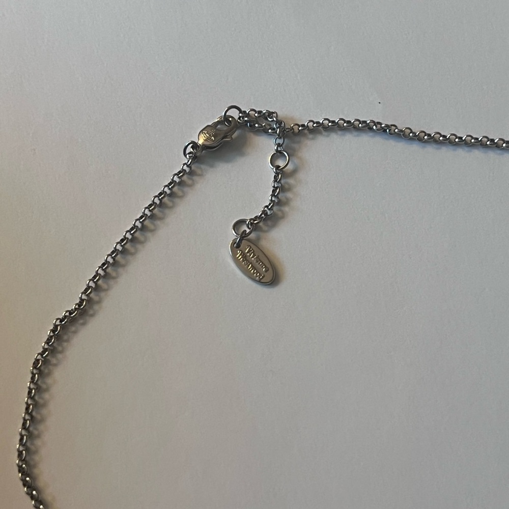 Vivienne Westwood Mini Bas Relief Necklace Choker - Picture 5 of 11